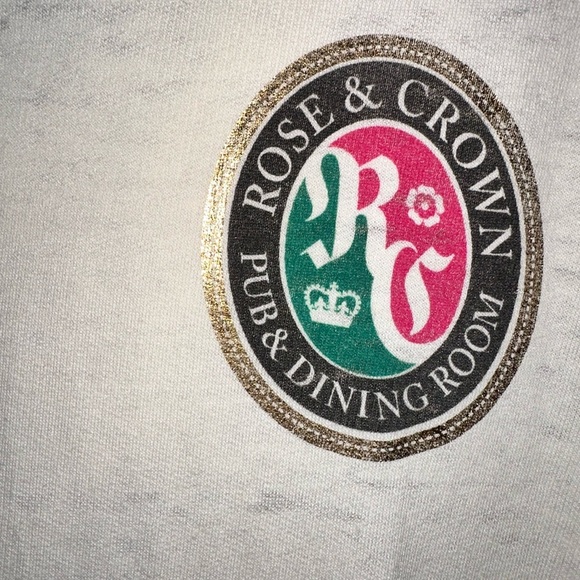 DisneyParks🌹Rose & Crown Pub Long-sleeve Burnout Hoodie Tee-Shirt,size XXL,RARE - Picture 4 of 7